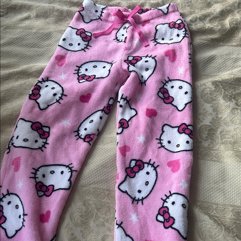 Hello Kitty Pink Pajama Bottoms for Kids